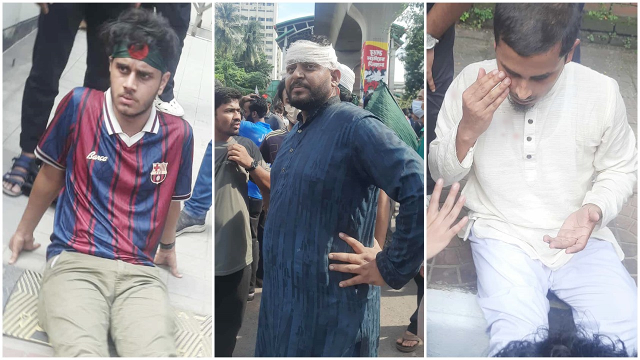 পুলিশ ও প্রকৌশল শিক্ষার্থীদের ধাওয়া-পাল্টা ধাওয়া, আহত ৫ জন ঢামেকে