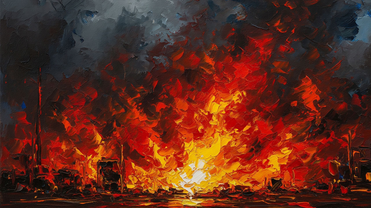 ঘরে ফ্রিজের কম্প্রেসার বিস্ফোরণে দুই পরিবারের ৯ জন দগ্ধ