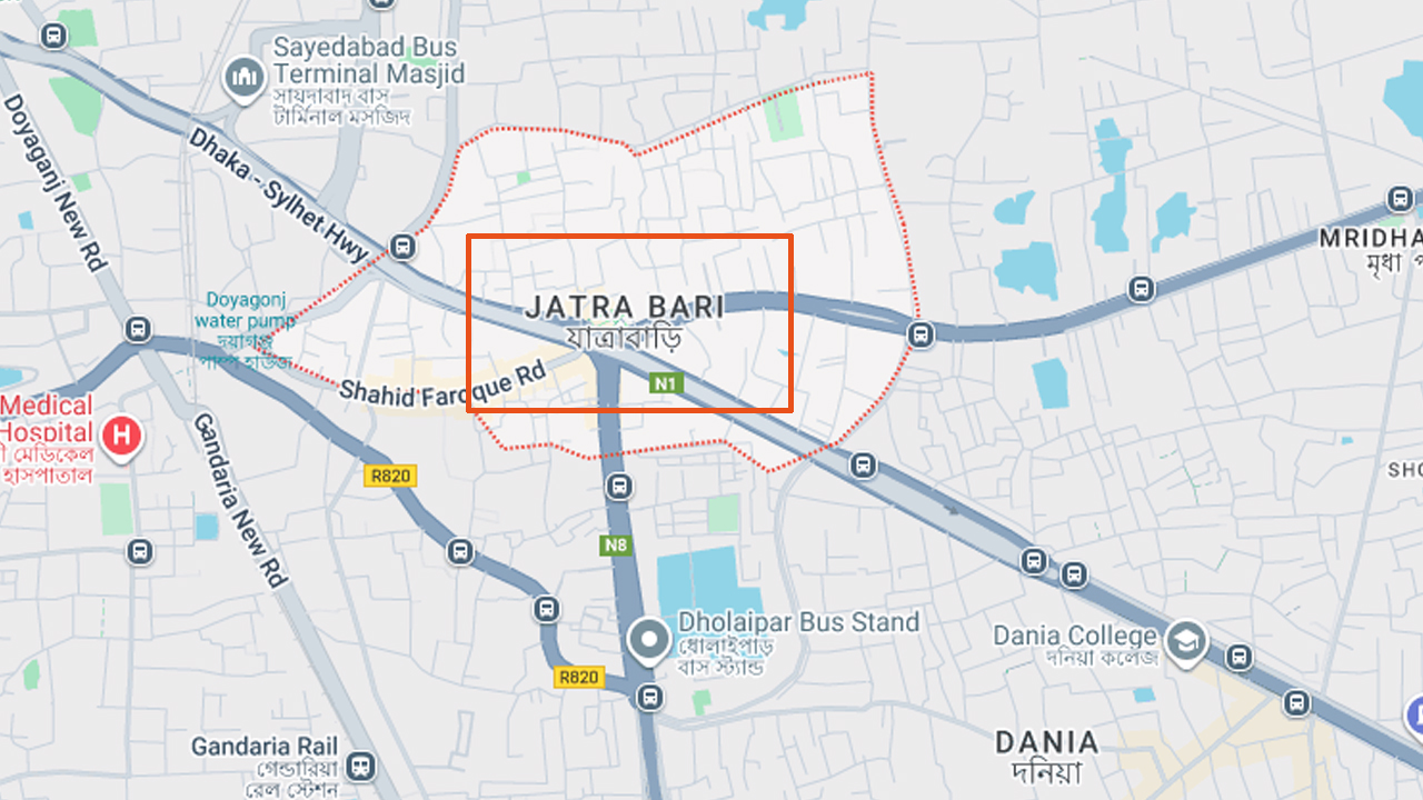 যাত্রাবাড়ীতে ছিনতাইকারীর ছুরিকাঘাতে পুলিশ সদস্য আহত