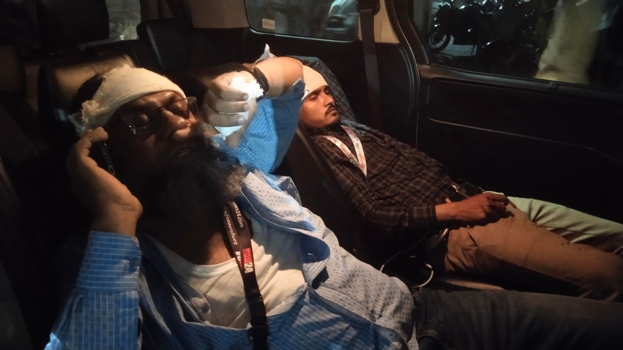 জাপা কার্যালয়ে সংঘর্ষ : ইটের আঘাতে ২ সাংবাদিক আহত