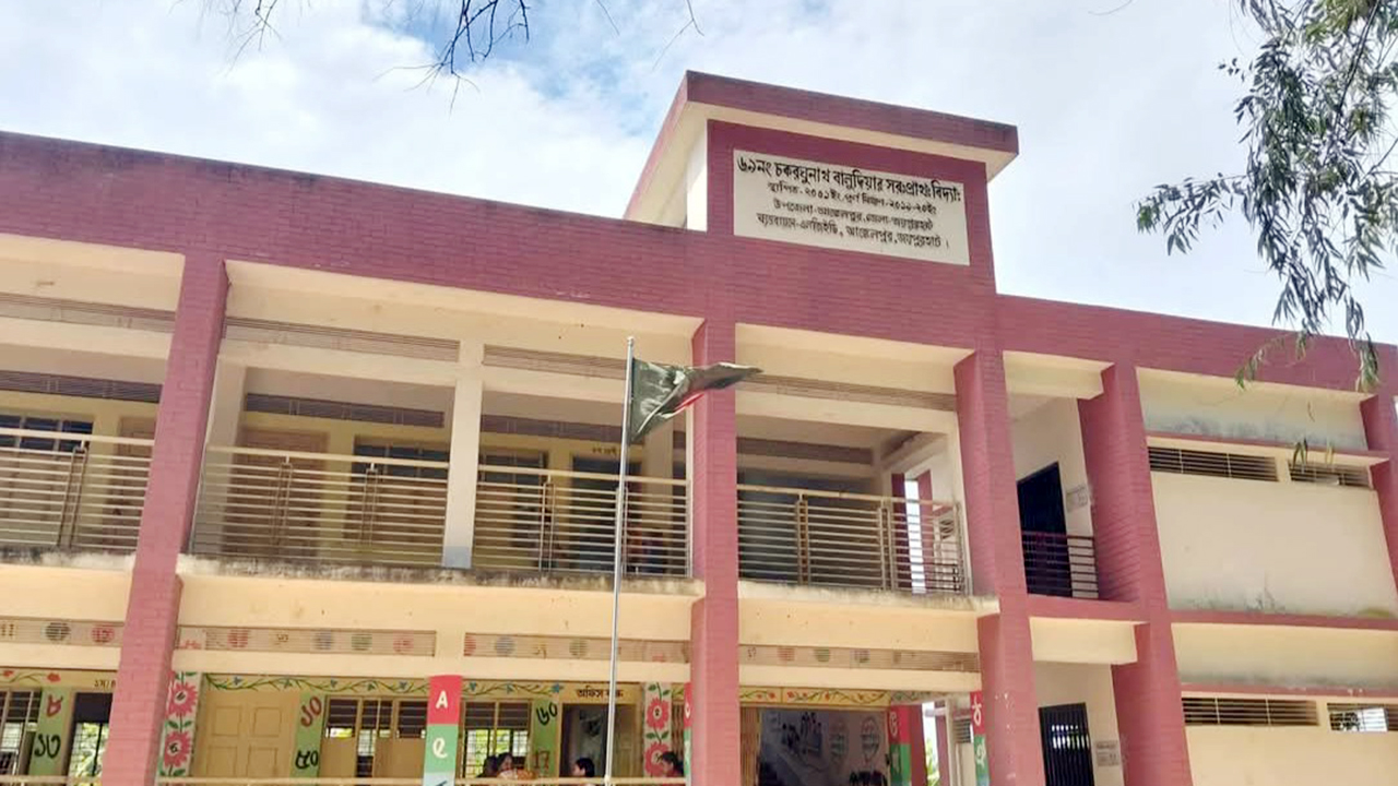 প্রাথমিক বিদ্যালয়ে চুরি, আটটি ফ্যানের সঙ্গে ছয়টি ফুটবলও উধাও