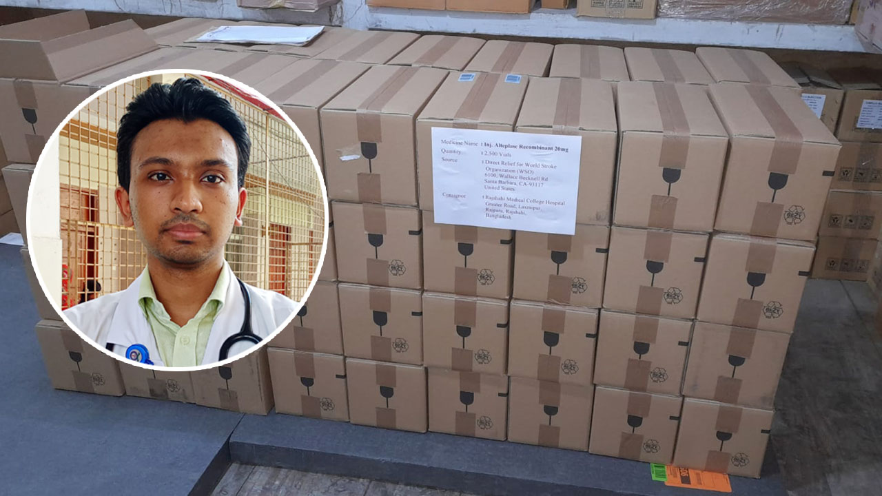 স্ট্রোকের রোগীদের জন্য বিনামূল্যে ১৭ কোটি টাকার ওষুধ আনলেন শীর্ষ শ্রেয়ান