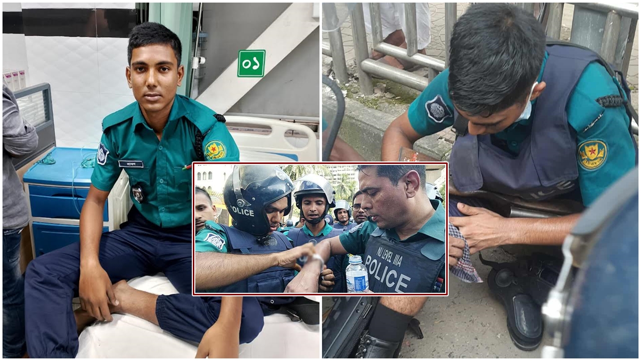 রমনার ডিসি মাসুদসহ আহত ৮ পুলিশ, দুজনের অবস্থা গুরুতর