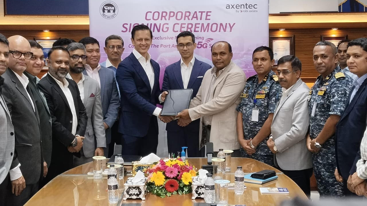 চট্টগ্রাম বন্দরে রবির ৫জি প্রযুক্তির সেবার সমীক্ষা যাচাই করবে এক্সেনটেক