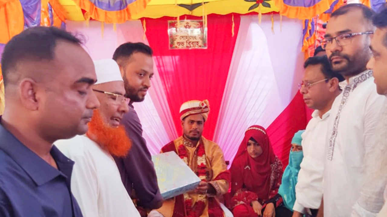 পুলিশের গুলিতে নিহত অলির দুই মেয়ের বিয়ে দিলেন তারেক রহমান