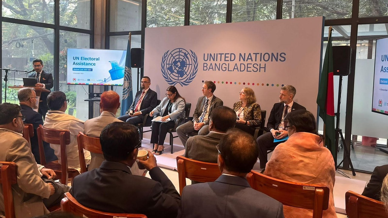 জাতীয় নির্বাচন নি‌য়ে রাজনৈতিক দলগুলোকে জাতিসংঘের ব্রিফিং