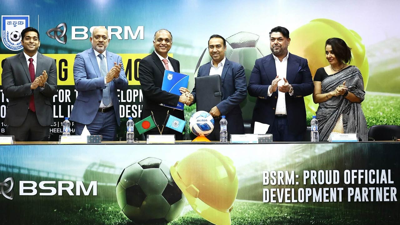 বাফুফের সর্বোচ্চ মেয়াদী পার্টনার বিএসআরএম