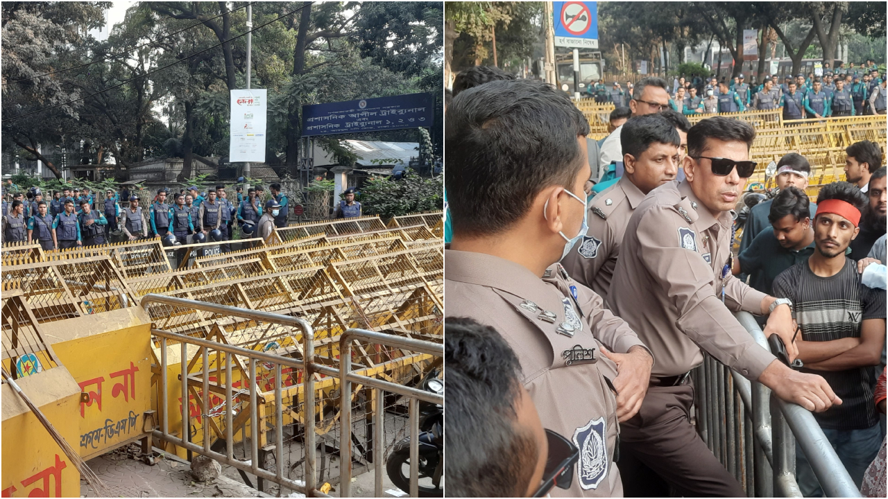 ৩ ঘণ্টা ধরে বন্ধ শিক্ষাভবন মোড়, মুখোমুখি পুলিশ-শিক্ষার্থীরা