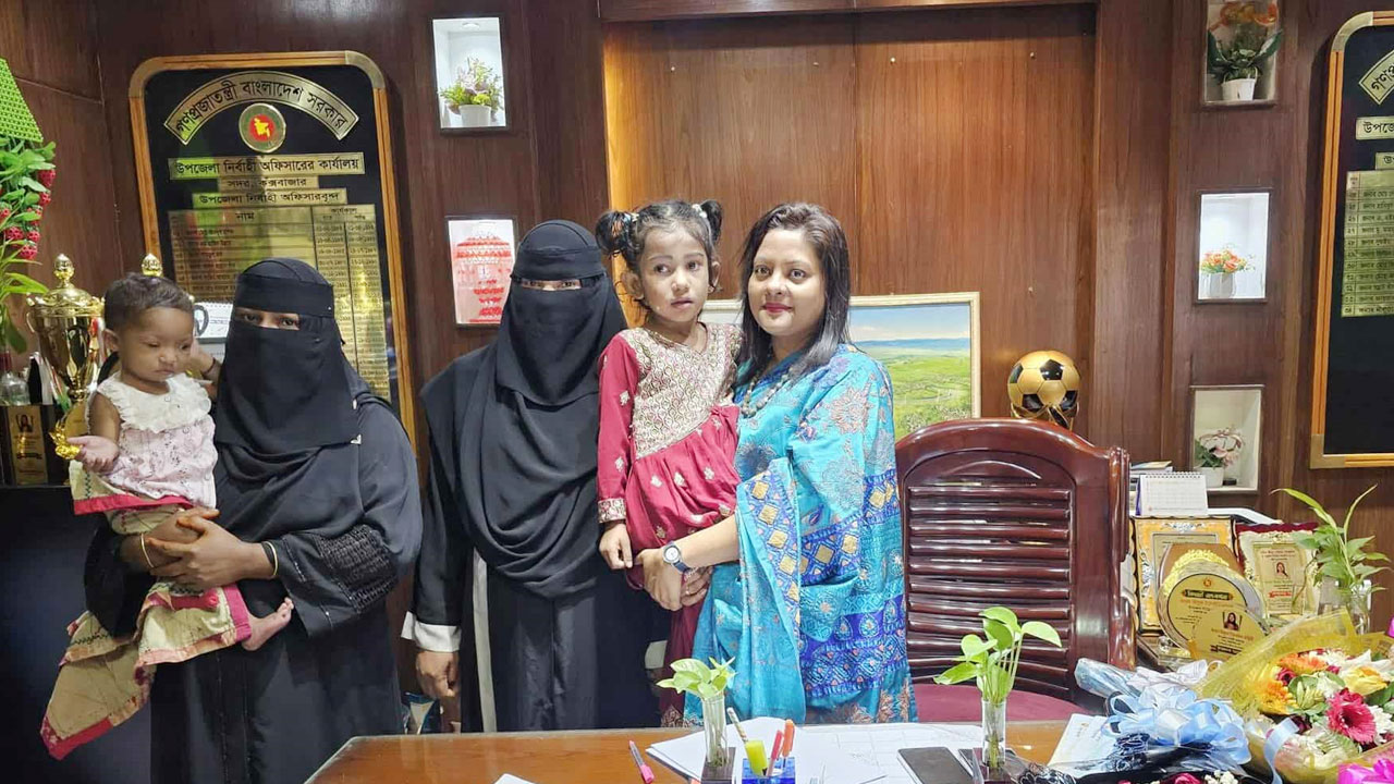 হার্টে ছিদ্র থাকা দুই শিশুর পাশে ইউএনও, করলেন চিকিৎসার ব্যবস্থা 