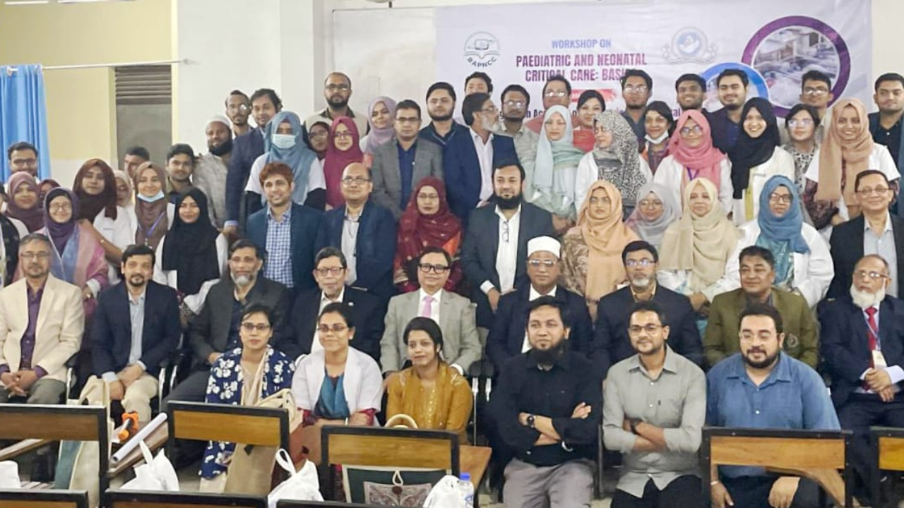চট্টগ্রামে ৮০ শিশুরোগ চিকিৎসকের অংশগ্রহণে ক্রিটিক্যাল কেয়ার কর্মশালা
