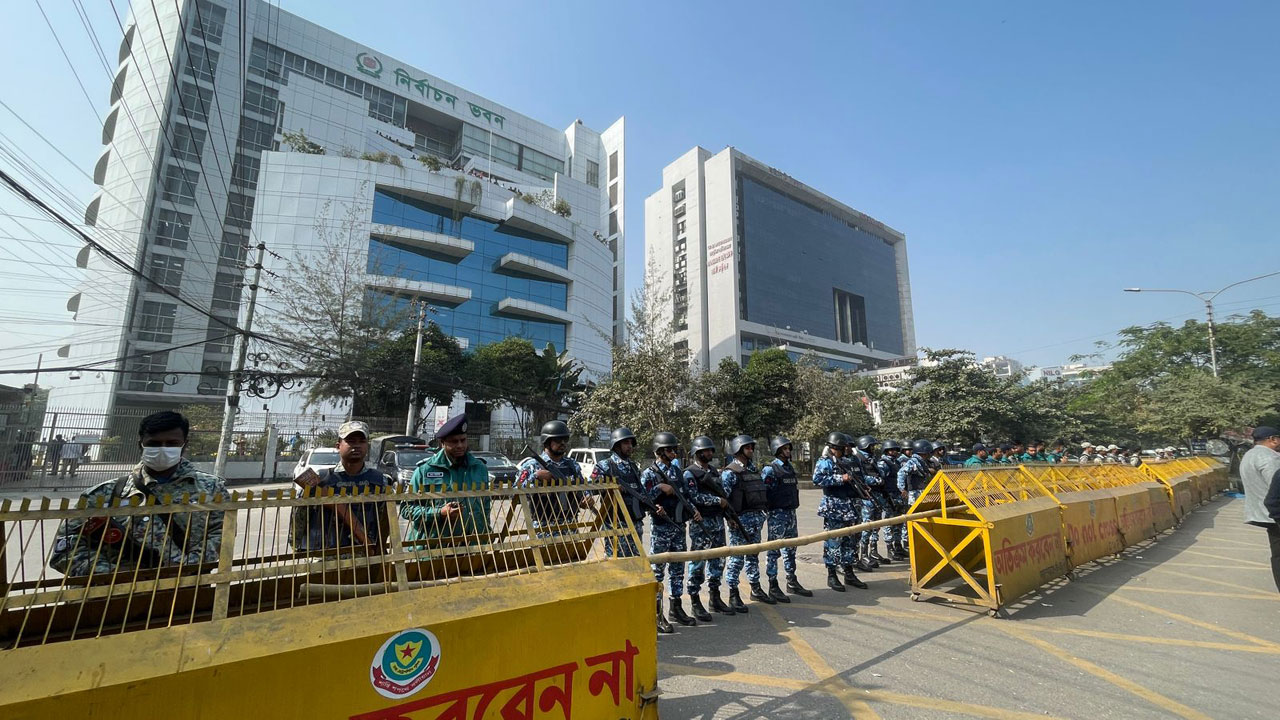 ইসিতে যাচ্ছেন তারেক রহমান, আগারগাঁওয়ে বাড়তি নিরাপত্তা