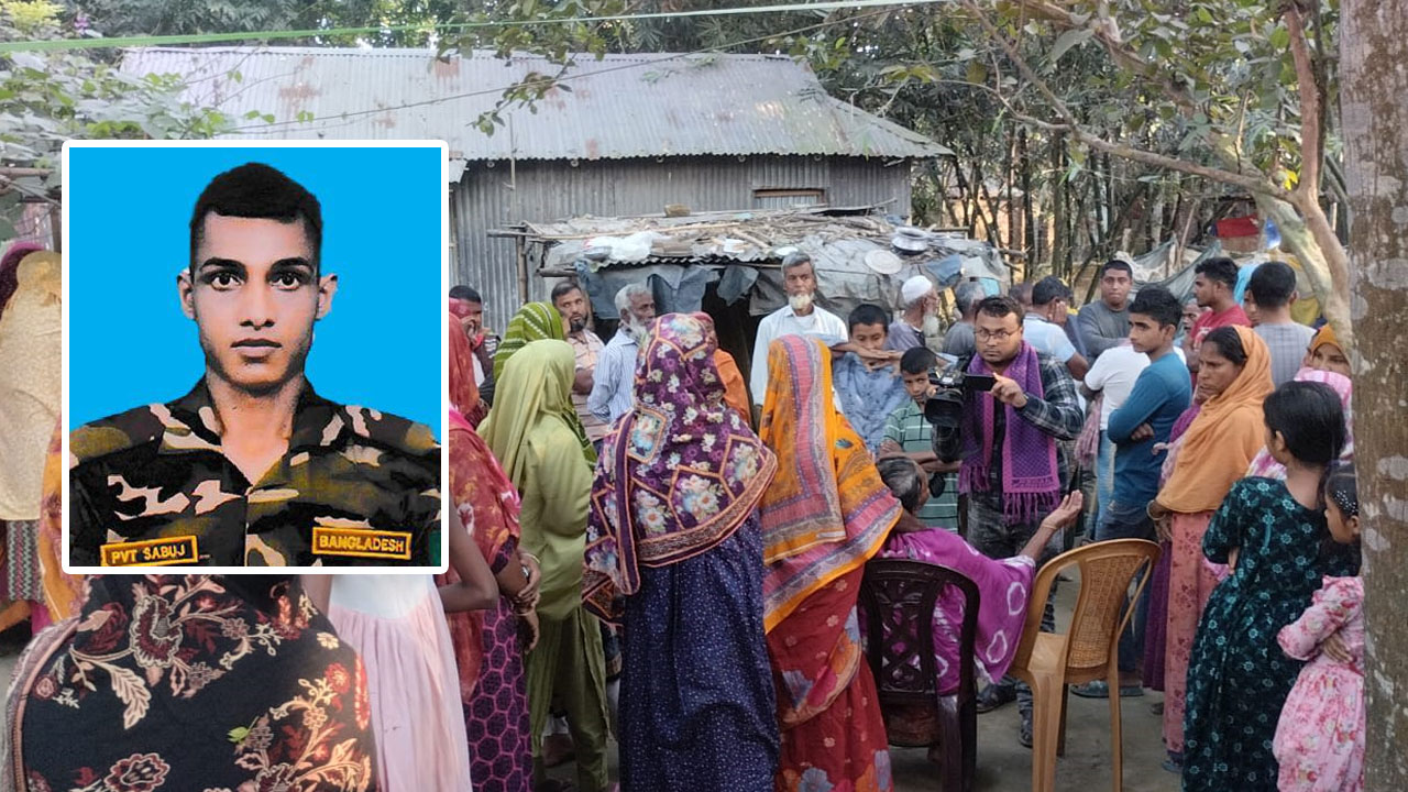 পরিবারের একমাত্র উপার্জনক্ষম ব্যক্তি ছিলেন সুদানে শহীদ সেনাসদস্য সবুজ