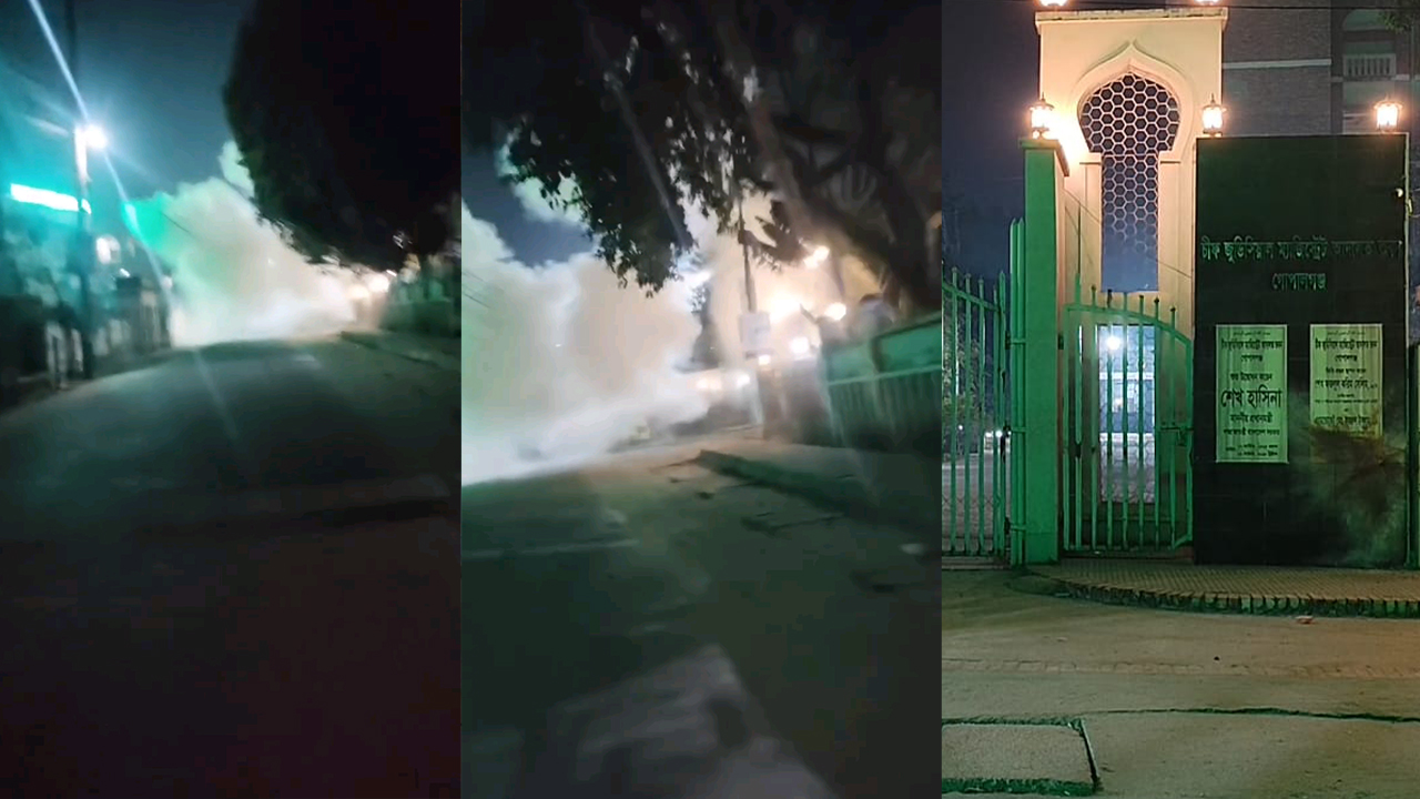 গোপালগঞ্জ আদালতের মূল ফটকে ককটেল বিস্ফোরণ