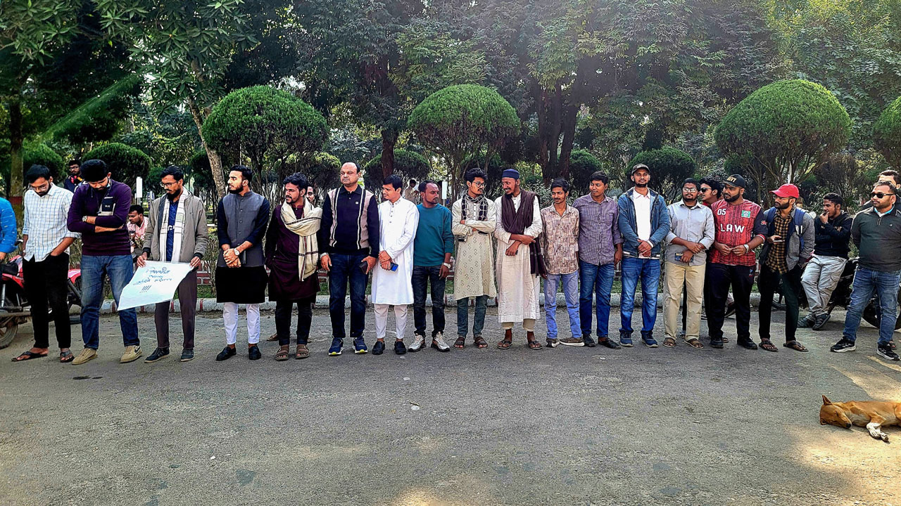 সাজিদের খুনি গ্রেপ্তার না হলে উপাচার্যের কার্যালয় ঘেরাওয়ের হুঁশিয়ারি