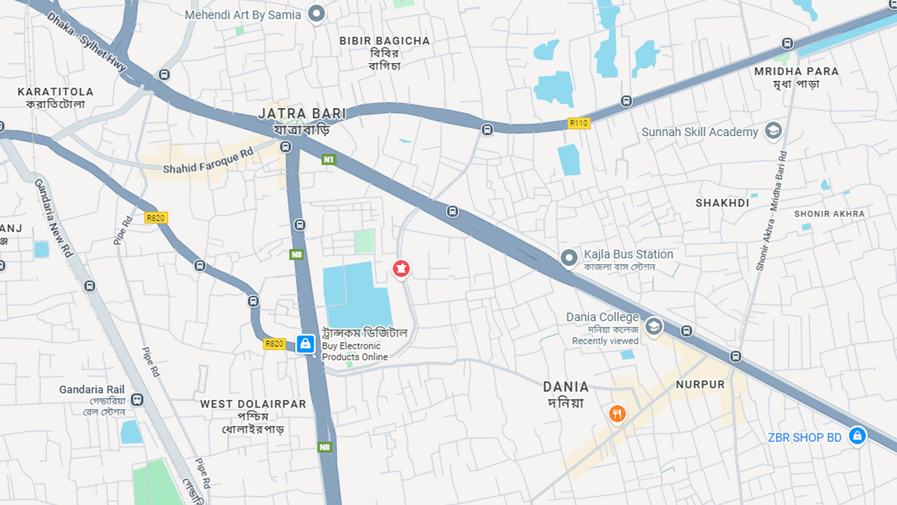 যাত্রাবাড়ীতে রাস্তা পারাপারের সময় বাসের ধাক্কায় বৃদ্ধার মৃত্যু