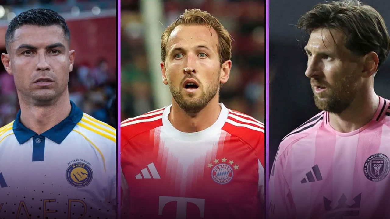 যেখানে কেইনের পেছনে মেসি-রোনালদো