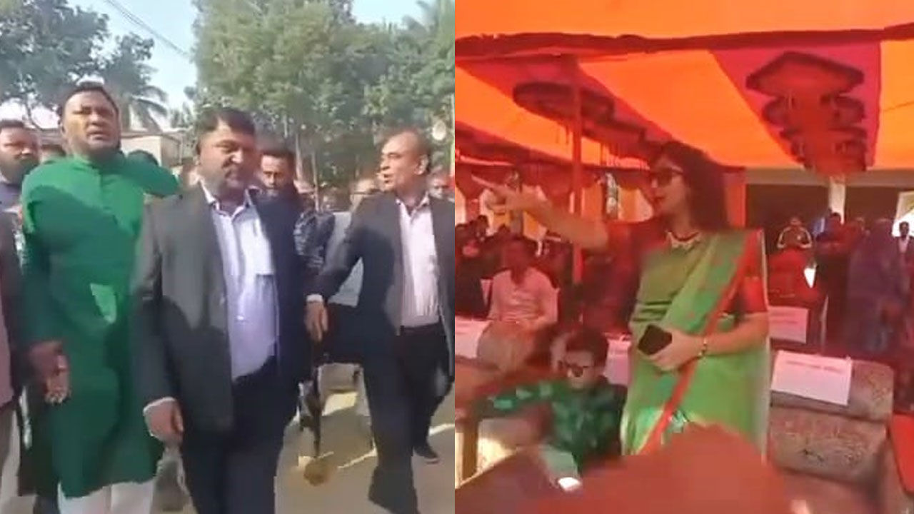 বিজয় দিবসের অনুষ্ঠানে বিএনপি নেতাকর্মীদের স্লোগান, থামালেন ইউএনও