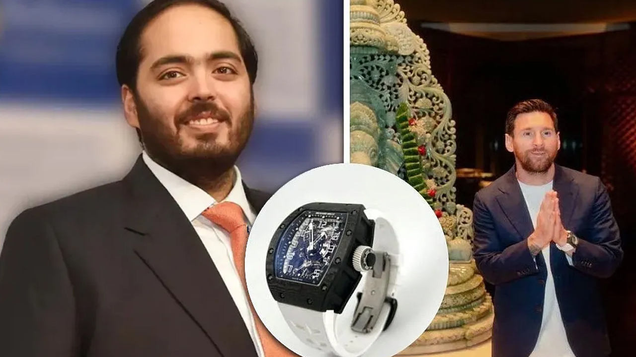 ভারতে ১৫ কোটি টাকার বিরল ঘড়ি উপহার পেলেন মেসি