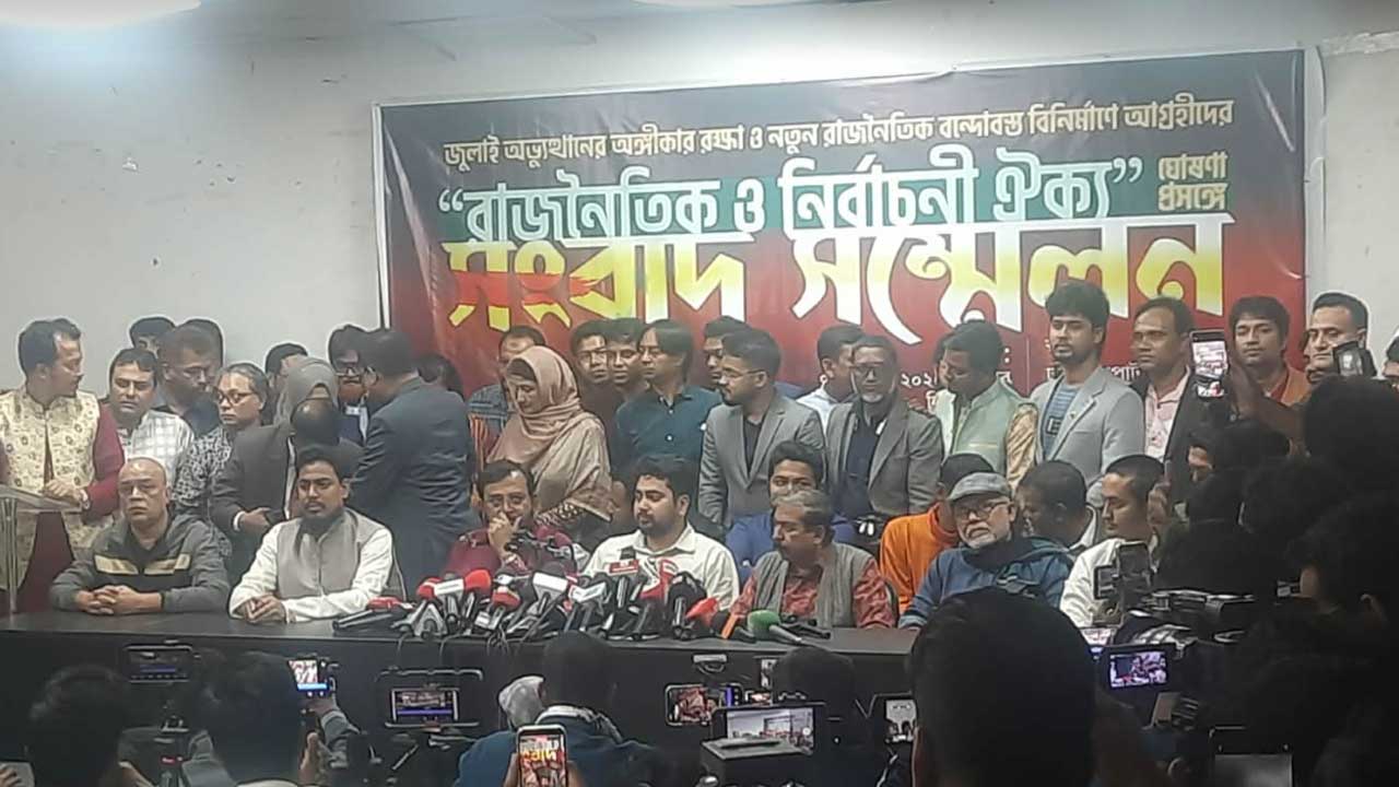 আমরা একসাথে, এক মার্কায় নির্বাচনে অংশগ্রহণ করব : নাহিদ ইসলাম