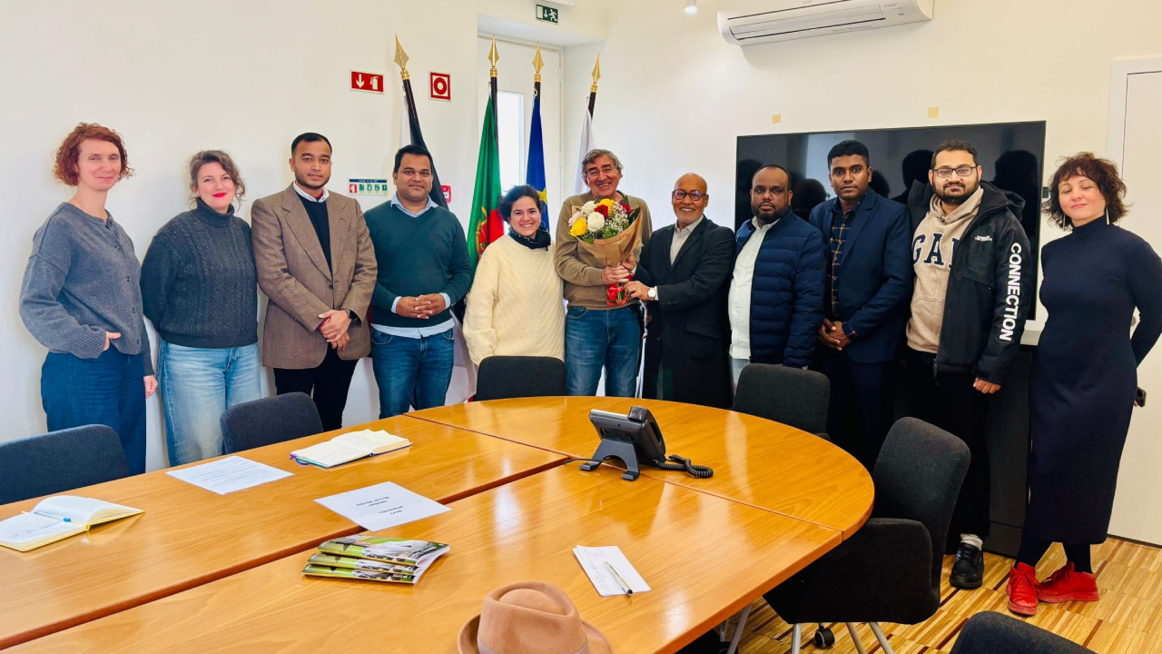 পর্তুগালে জুন্তা আরিয়স প্রেসিডেন্টের সঙ্গে সিডিবি নেতাদের সাক্ষাৎ