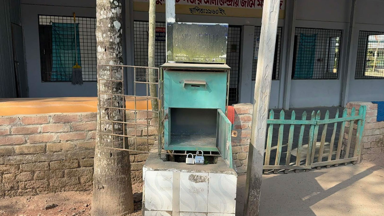 মসজিদের দানবাক্সের তালা কেটে টাকা চুরি