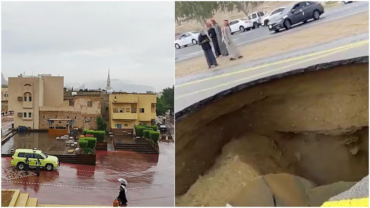 ভিডিও: সৌদিতে ব্যাপক বৃষ্টিপাতে ভূমিধস