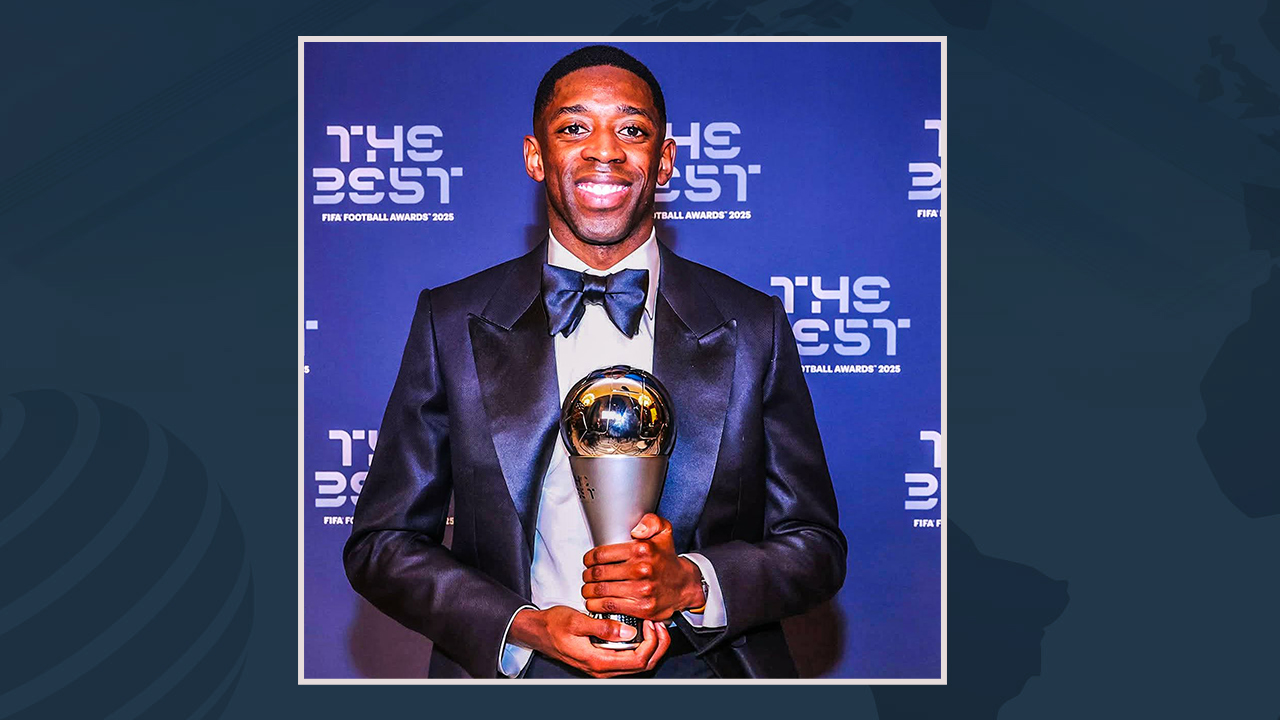 ফিফা দ্য বেস্টে পিএসজির দাপট, বর্ষসেরা উসমান দেম্বেলে