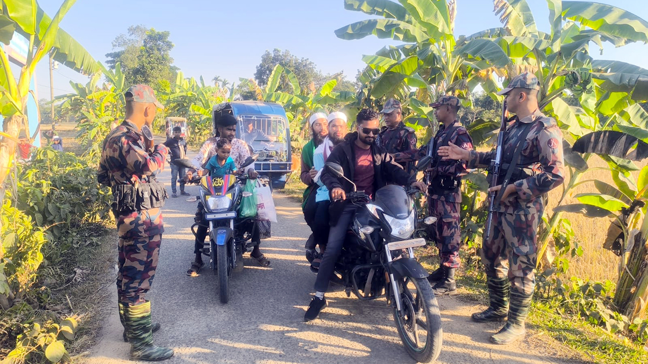 সুনামগঞ্জ সীমান্তে বিজিবির নিরাপত্তা জোরদার