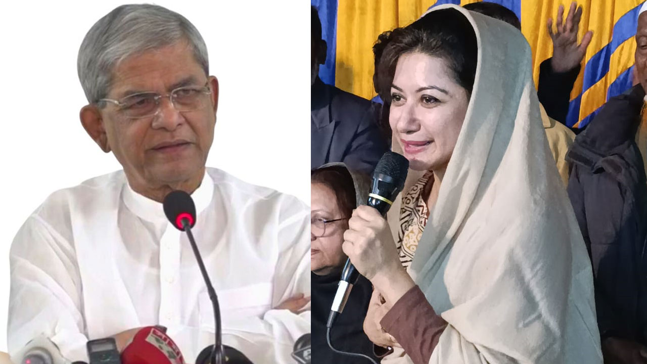 বাবা মির্জা ফখরুলের জন্য ভোট চাইলেন মির্জা সাফারুহ