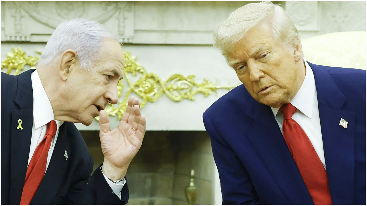 গাজা শান্তি পরিকল্পনার ২য় ধাপ নিয়ে বৈঠক করছেন ট্রাম্প-নেতানিয়াহু