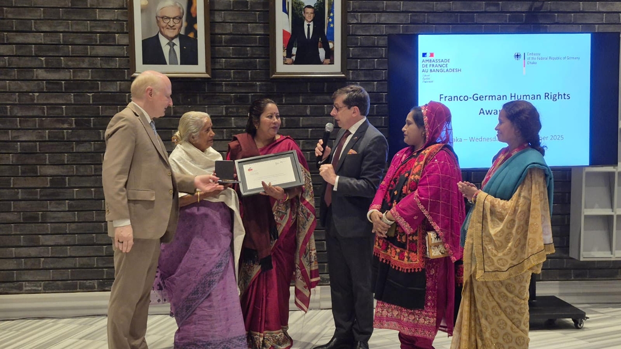 ফ্রাঙ্কো-জার্মান মানবাধিকার পুরস্কার পেলেন সুমাইয়া ইসলাম