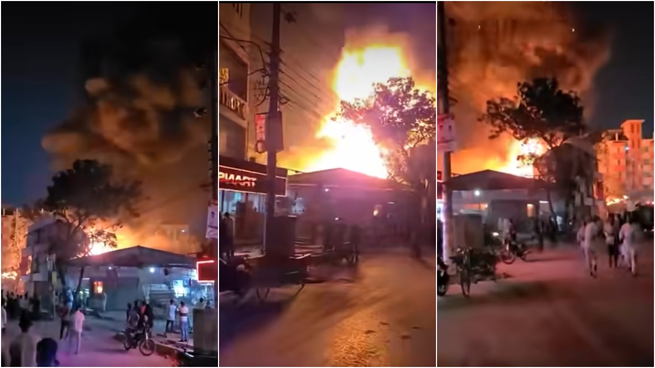 খিলগাঁওয়ে ভয়াবহ আগুন ছড়িয়ে পড়েছে আশপাশে, নিয়ন্ত্রণে ১০ ইউনিট