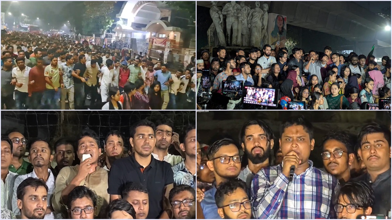 কুয়েটে সংঘর্ষে এলো বিজিবি, বিক্ষোভ মিছিল-সমাবেশ হলো ঢাবিতে