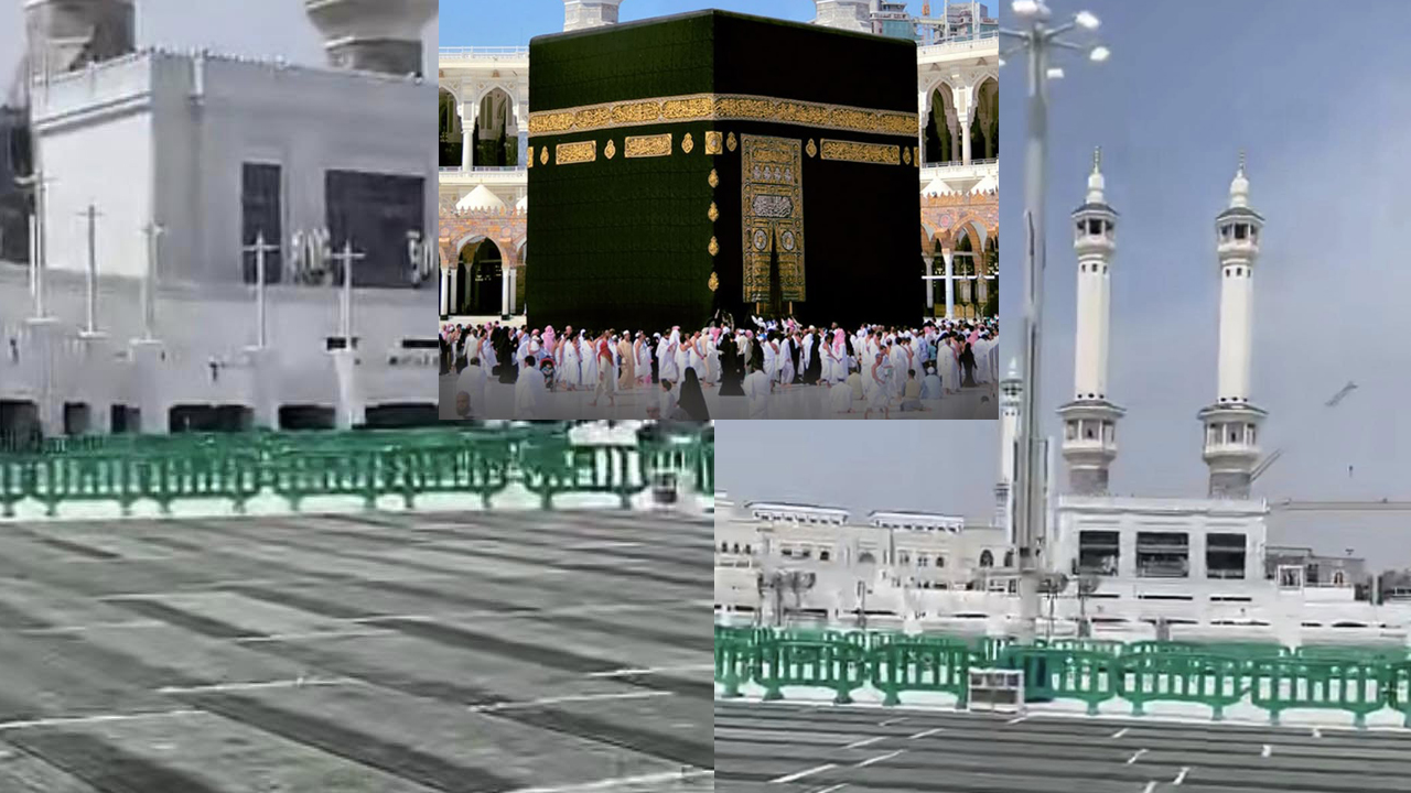 কাবা শরীফে চলছে তারাবির নামাজের প্রস্তুতি
