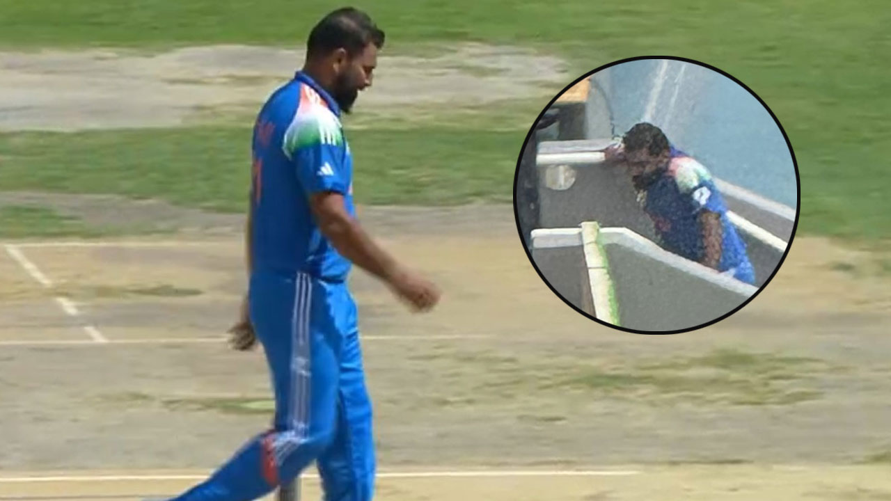 ভারতকে বিপদে ফেলে মাঠ ছাড়লেন শামি