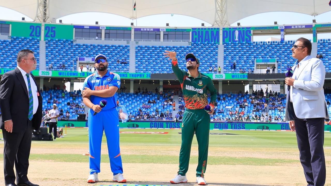 ভারতের বিপক্ষে টস জিতে ব্যাটিংয়ে বাংলাদেশ