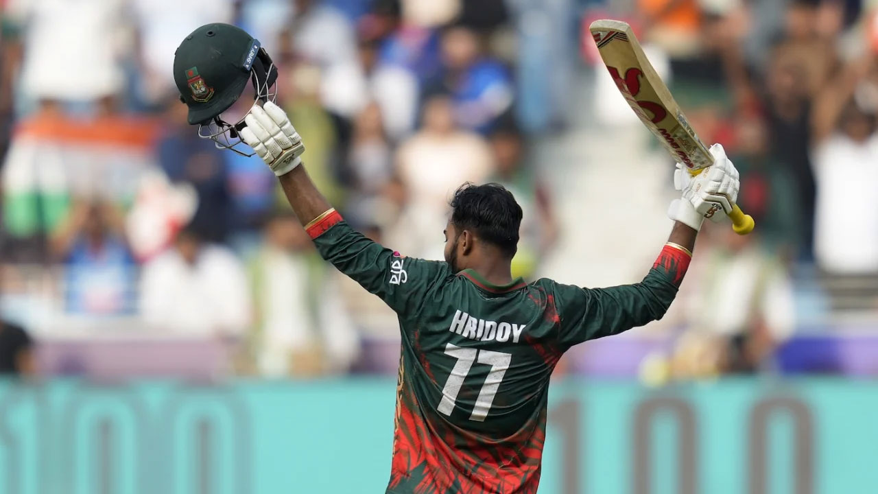 ভারতের বিপক্ষে সেঞ্চুরি করেও আক্ষেপ হৃদয়ের