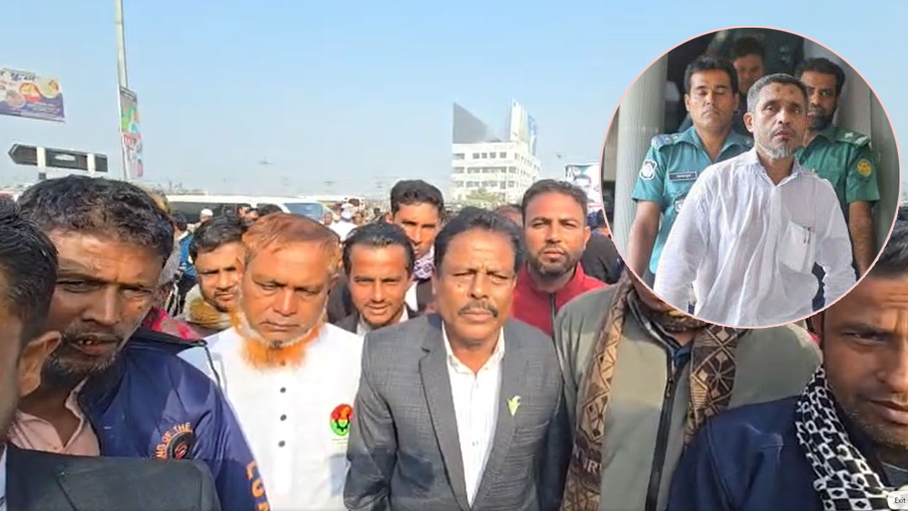 বাবরের মুক্তির অপেক্ষায় কারাগারের সামনে নেতাকর্মীদের ভিড়