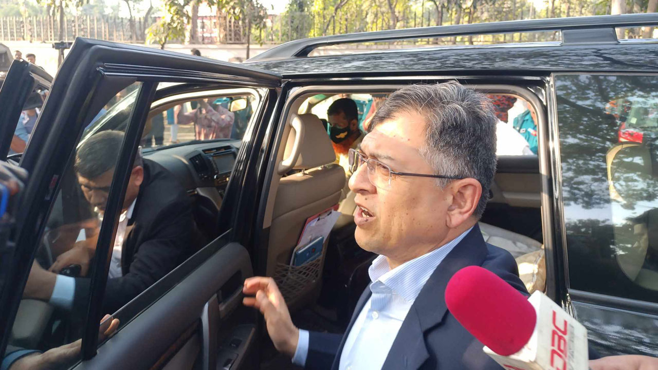 সর্বদলীয় বৈঠক : ফরেন সার্ভিস একাডেমিতে রাজনৈতিক দলের নেতারা