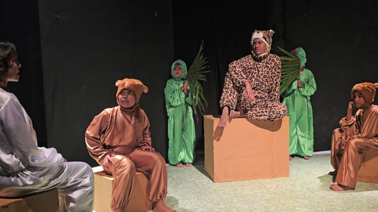 শব্দাবলী মঞ্চে আনলো শিশুতোষ নাটক ‘নীল কমলের বাঘ’