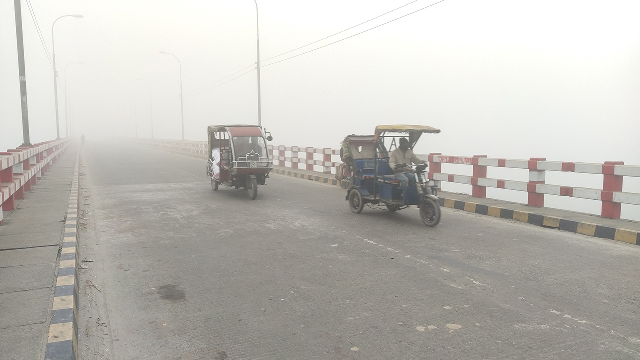 মাঘের ঠান্ডায় কাবু কুড়িগ্রামের জনপদ