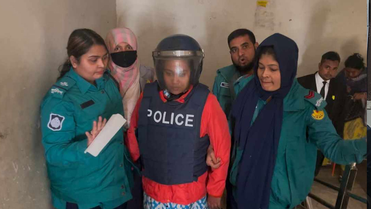 হত্যাচেষ্টা মামলায় ছাত্রলীগ নেত্রী নিশি রিমান্ডে