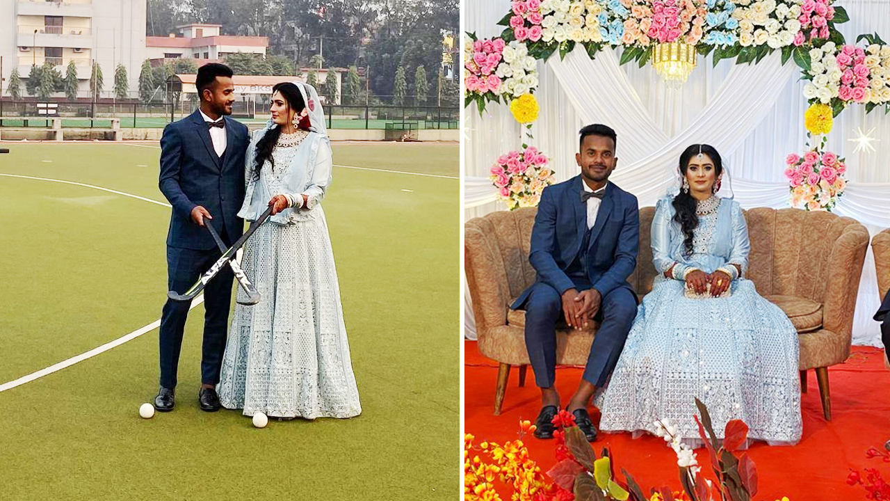২ হকি খেলোয়াড়ের বিয়ে, অনুষ্ঠান বিকেএসপিতে