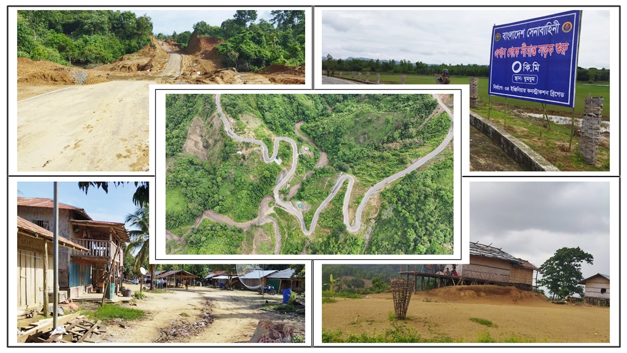 সড়ক বানিয়ে সীমান্তে ‘মানচিত্র’ আঁকছে সেনাবাহিনী