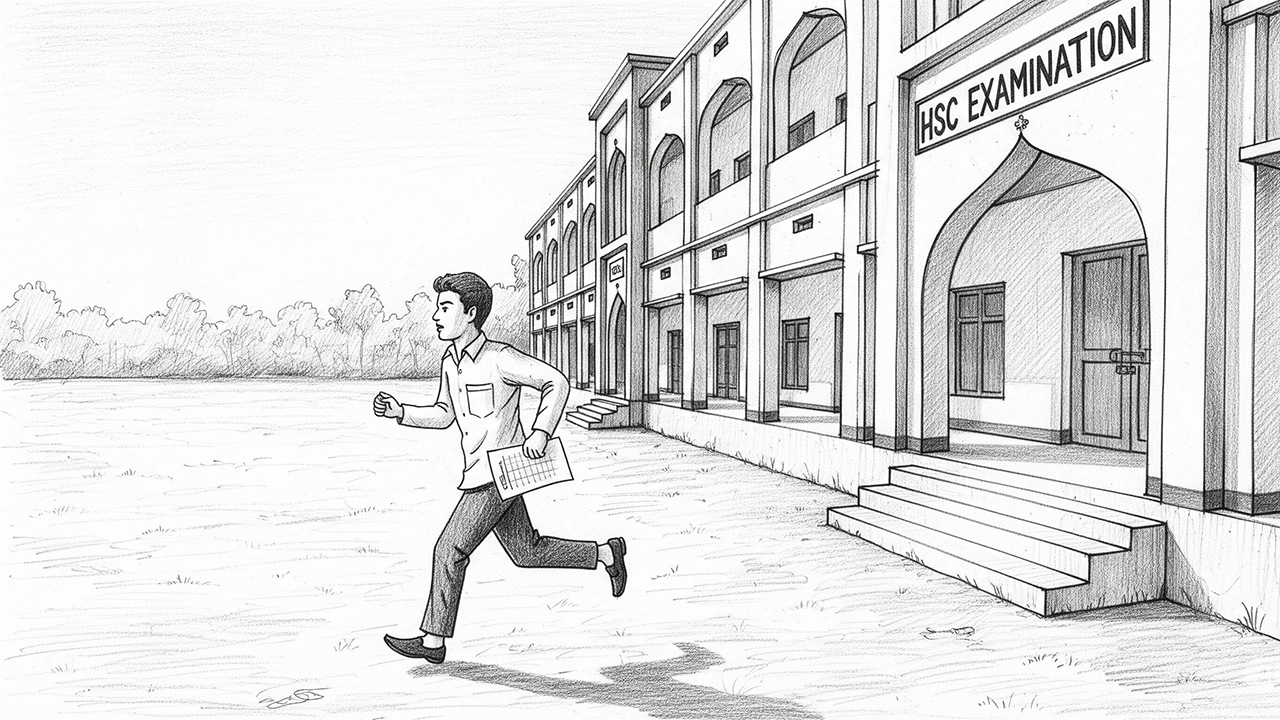 এইচএসসি পরীক্ষার হল থেকে উত্তরপত্র নিয়ে পালালো পরীক্ষার্থী