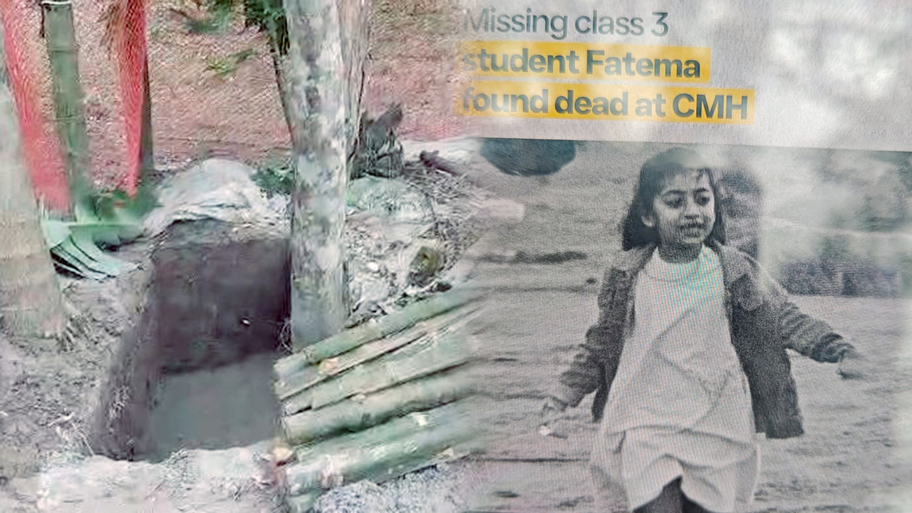 ৯ বছরেই ঝরে গেল ফাতেমার প্রাণ, বাগেরহাটে চলছে শোকের মাতম