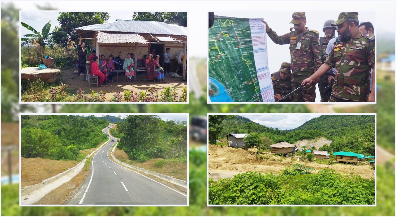সীমান্ত সড়ক নির্মাণ : ৬ ধরনের চ্যালেঞ্জ মোকাবিলা করছে সেনাবাহিনী