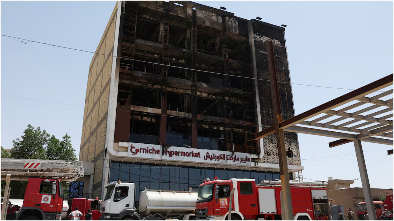 ইরাকে শপিং মলে ভয়াবহ অগ্নিকাণ্ড, নিহত বেড়ে ৬৯