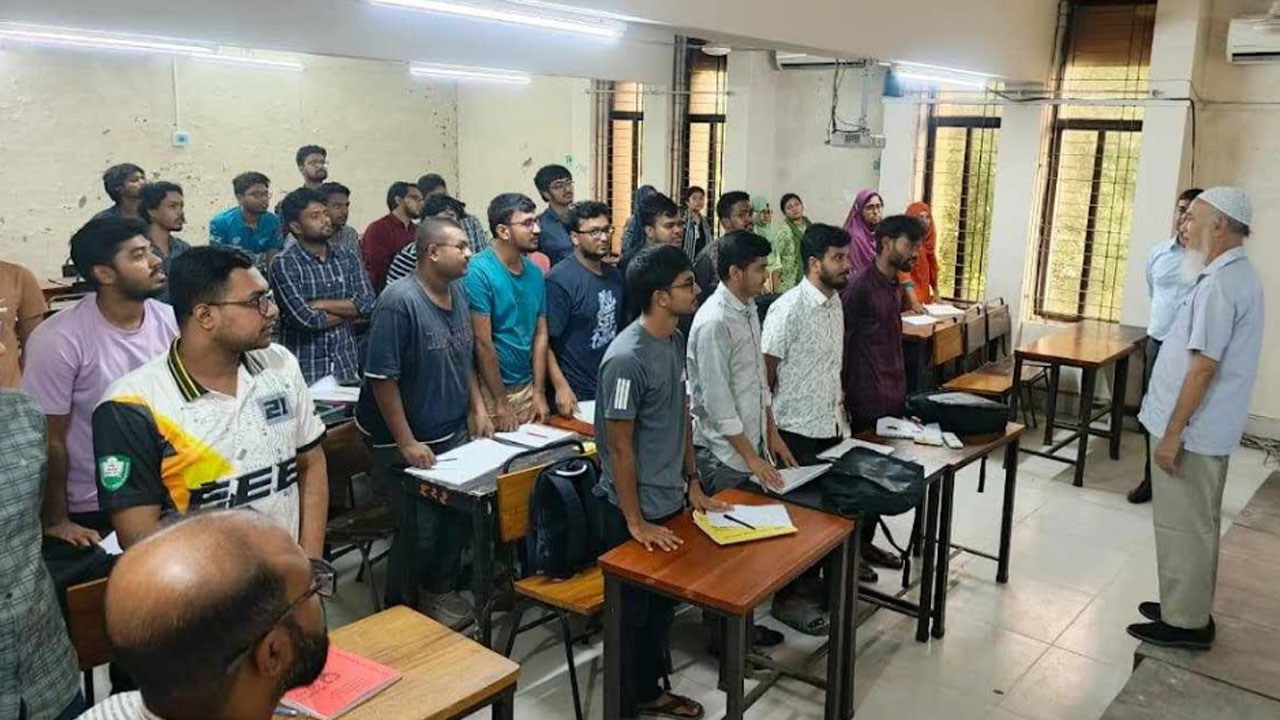 পাঁচ মাস পর কুয়েটে ক্লাস শুরু