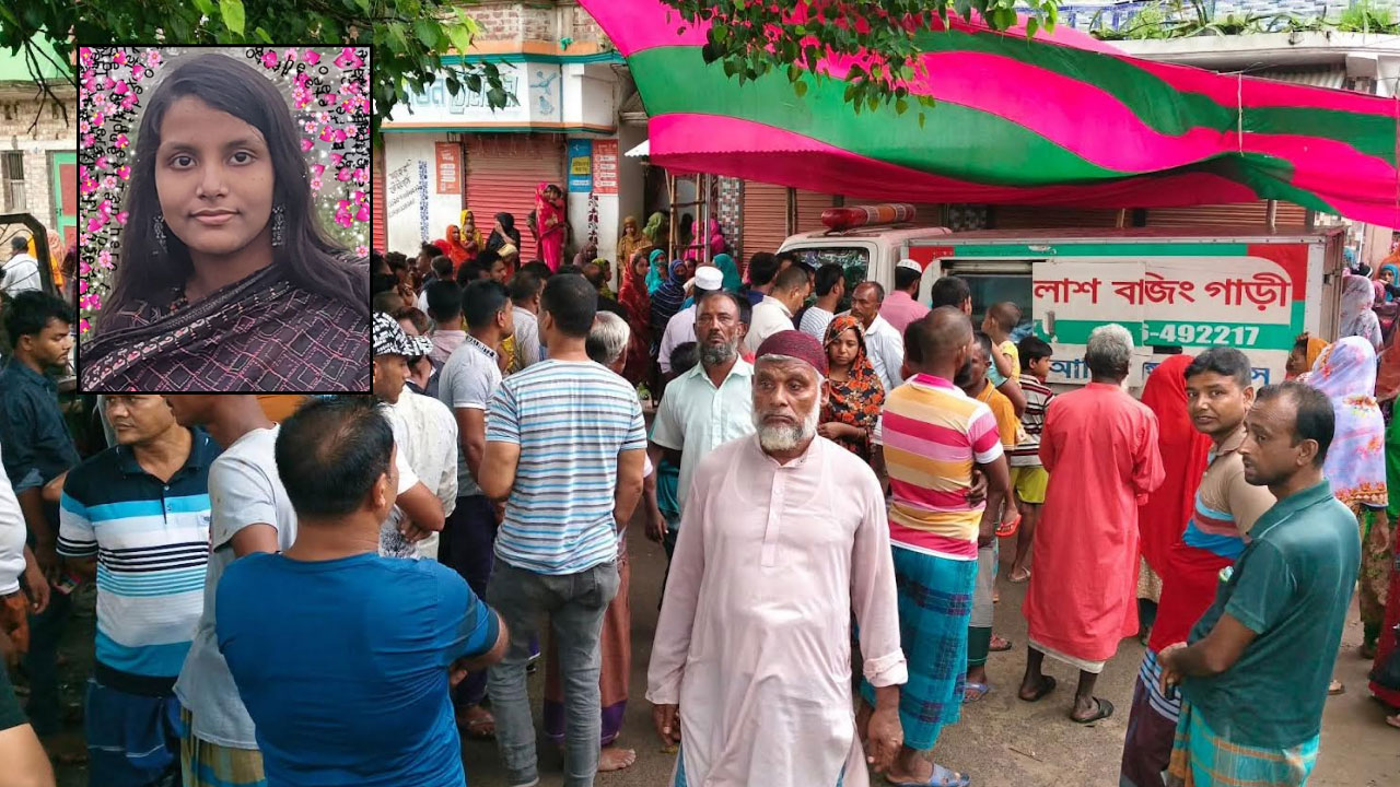 মেহেরপুরে গ্রামের বাড়িতে অষ্টম শ্রেণির তাসনিমের জানাজা সম্পন্ন